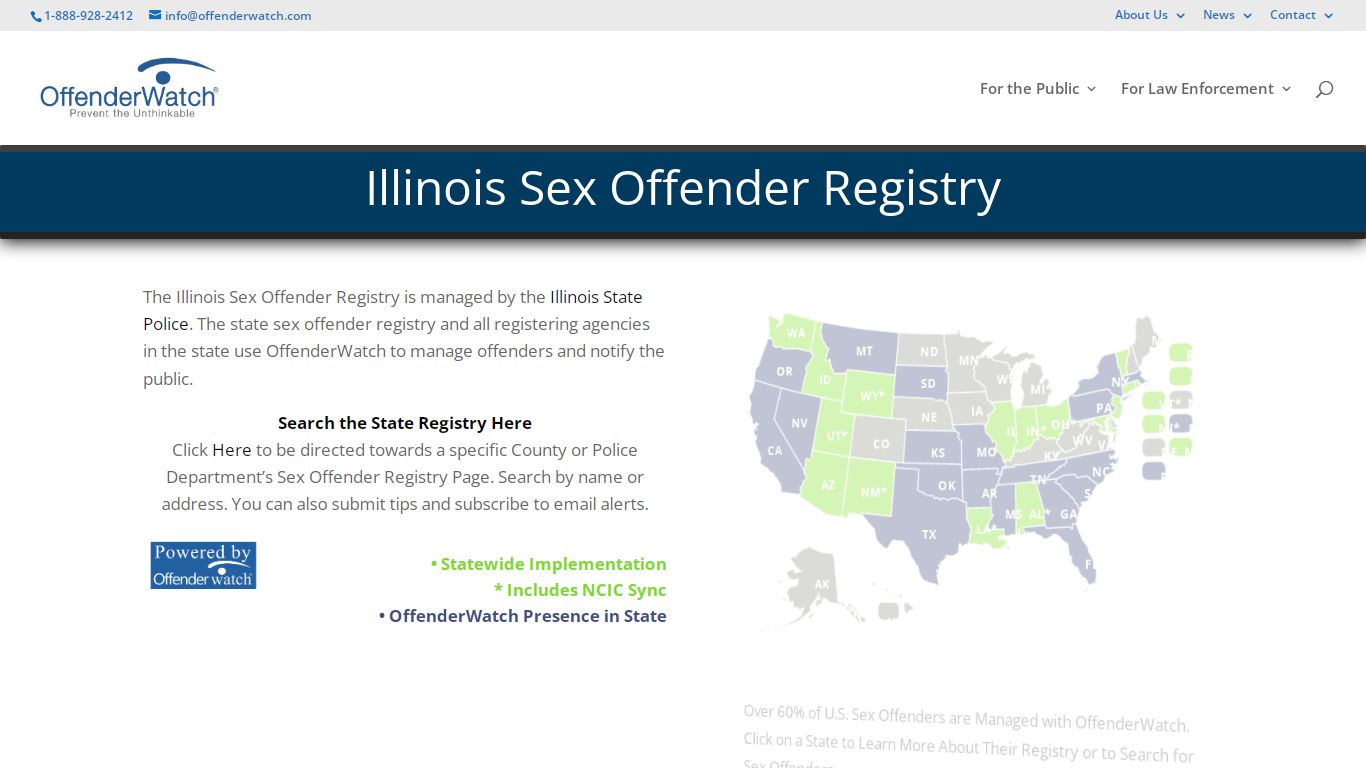 Illinois Sex Offender Registry - Search for Sex Offenders